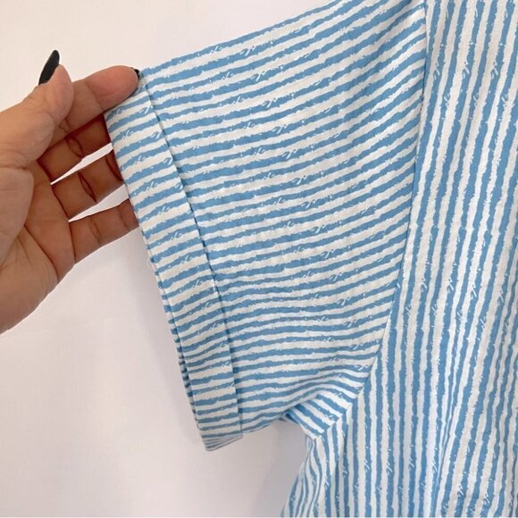 Smash + Tess, Women's Fresh Romper Jumpsuit In Smash Stripe -Blue/White. Size: S - Picture 11 of 15